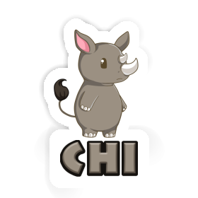 Sticker Rhino Chi Image