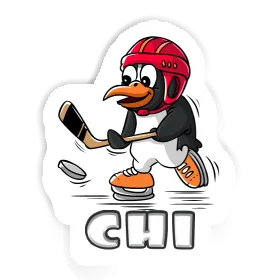 Aufkleber Chi Eishockey-Pinguin Image