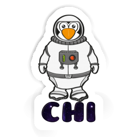 Chi Sticker Astronaut Image