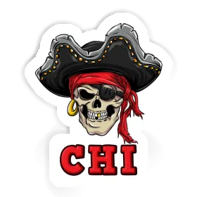 Sticker Chi Pirate-Head Image