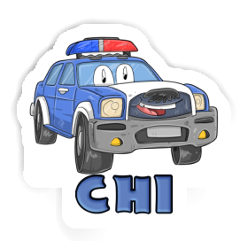 Chi Aufkleber Polizeiauto Image