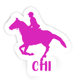 Chi Sticker Horse Rider Image