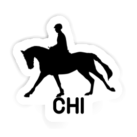 Sticker Horse Rider Chi Image