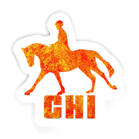 Chi Sticker Horse Rider Image