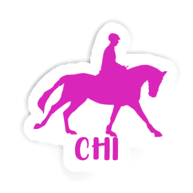 Sticker Chi Horse Rider Image