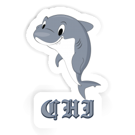 Fish Sticker Chi Image