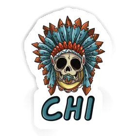 Chi Sticker Baby-Skull Image