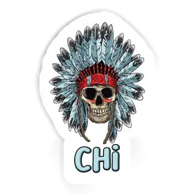 Indianer Aufkleber Chi Image