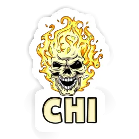 Chi Sticker Skull Image