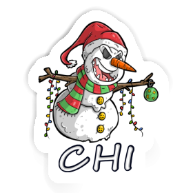 Sticker Schneemann Chi Image