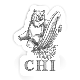 Sticker Chi Surfer Image