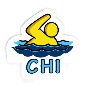 Swimmer Sticker Chi Image