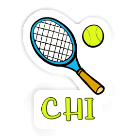 Chi Sticker Tennis Racket Image