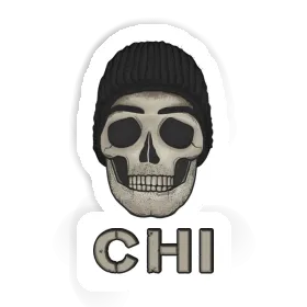 Skull Sticker Chi Image