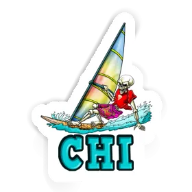 Chi Sticker Surfer Image