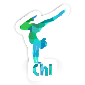 Sticker Chi Yoga Woman Image