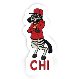 Sticker Zebra Chi Image