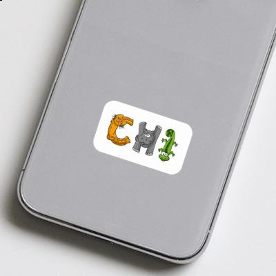 Sticker Chi Animal Font Image