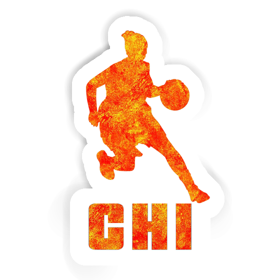 Basketball Player Sticker Chi Notebook Image