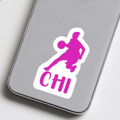 Basketball Player Sticker Chi Laptop Image