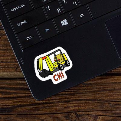 Chi Sticker Mini-Excavator Laptop Image