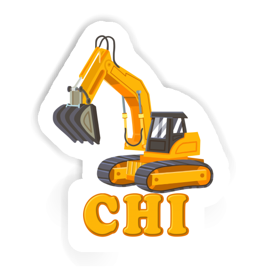 Sticker Chi Excavator Notebook Image