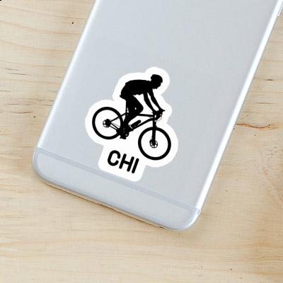 Biker Sticker Chi Notebook Image