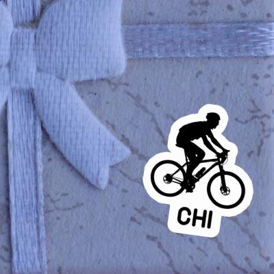 Biker Sticker Chi Laptop Image