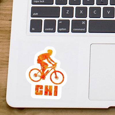 Chi Sticker Biker Notebook Image