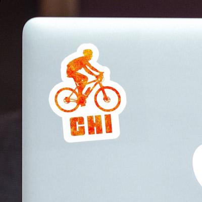 Aufkleber Chi Biker Laptop Image