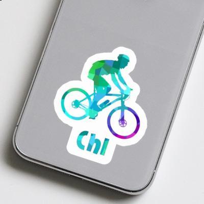 Biker Sticker Chi Image