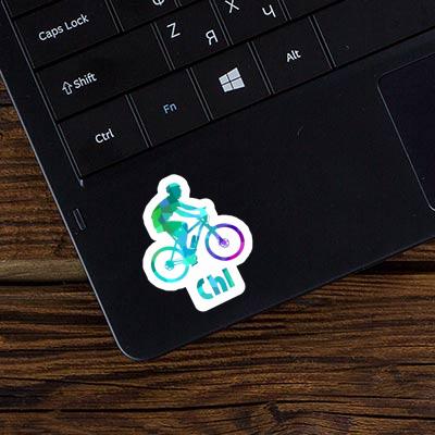 Sticker Biker Chi Laptop Image