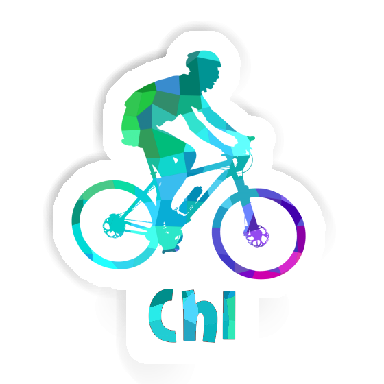 Sticker Biker Chi Image