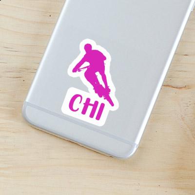 Sticker Biker Chi Laptop Image