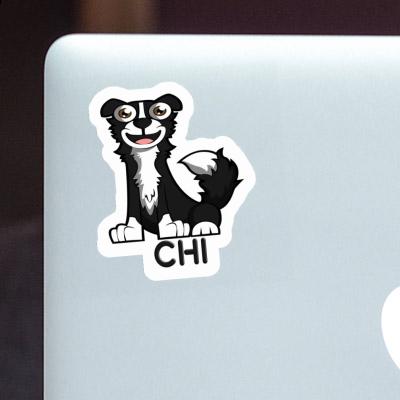 Chi Sticker Border Collie Notebook Image