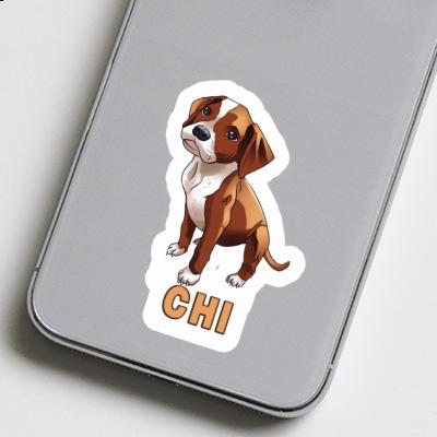 Autocollant Chi Boxer Laptop Image