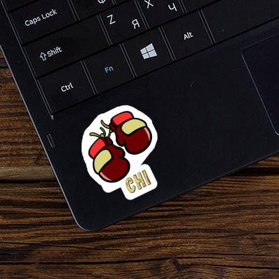 Sticker Chi Boxing Glove Notebook Image