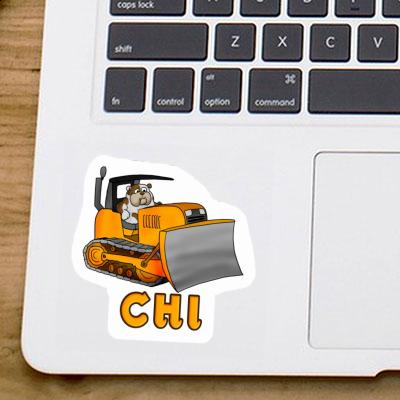 Aufkleber Bulldozer Chi Laptop Image