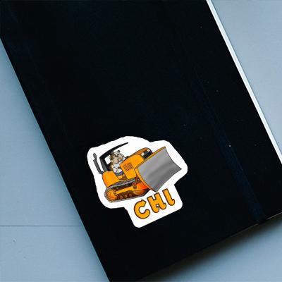 Sticker Bulldozer Chi Image