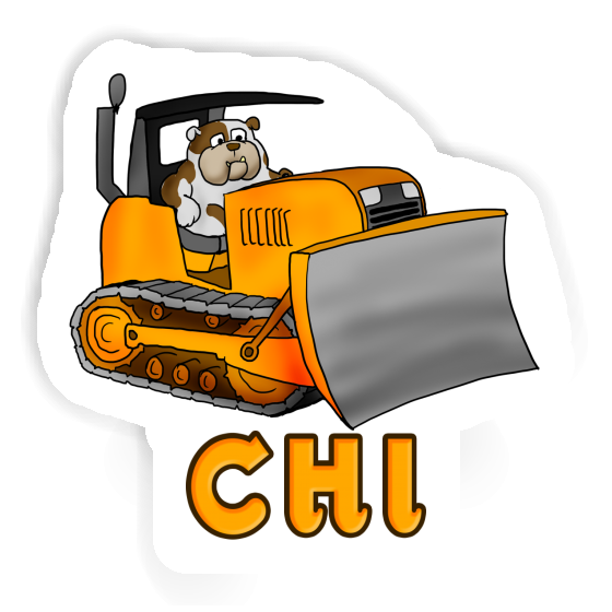 Sticker Bulldozer Chi Notebook Image