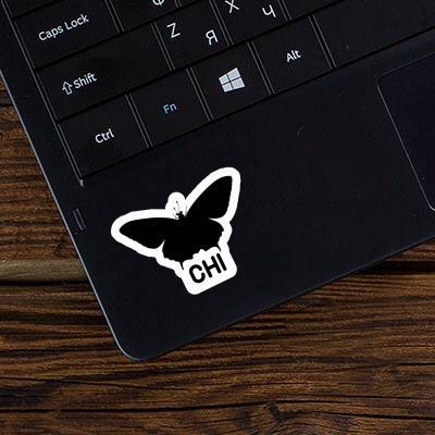 Sticker Butterfly Chi Gift package Image