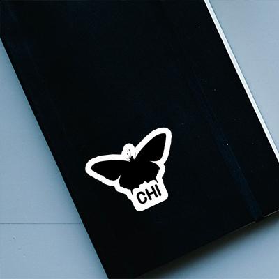 Sticker Butterfly Chi Laptop Image