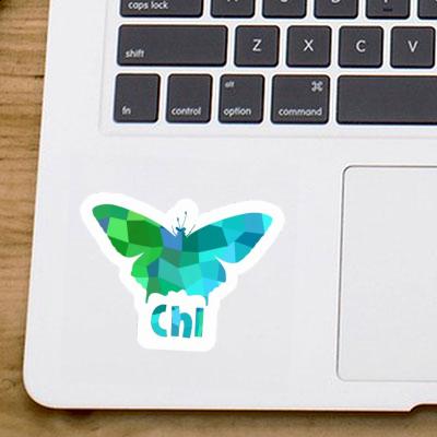 Aufkleber Schmetterling Chi Image