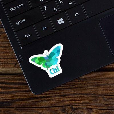 Schmetterling Aufkleber Chi Laptop Image