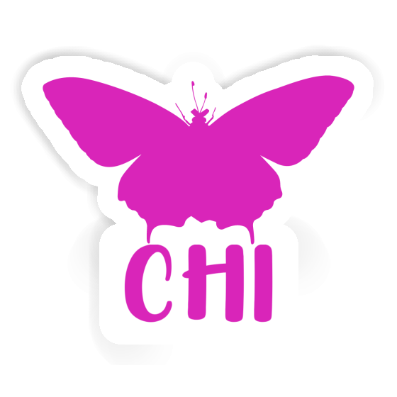 Sticker Butterfly Chi Laptop Image