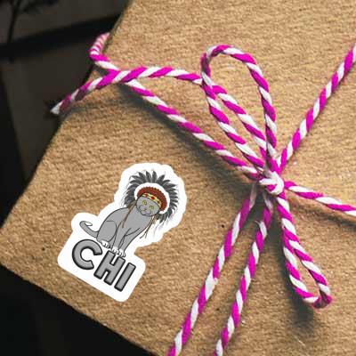 Sticker Chi Indian Cat Notebook Image