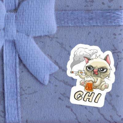 Autocollant Bad Cat Chi Gift package Image