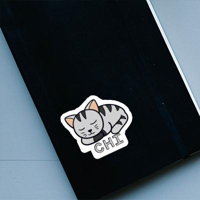 Katze Aufkleber Chi Notebook Image