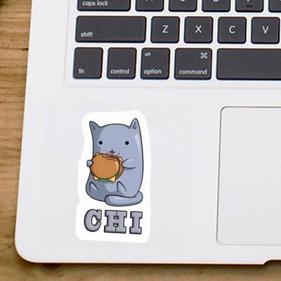 Hamburger Cat Sticker Chi Notebook Image