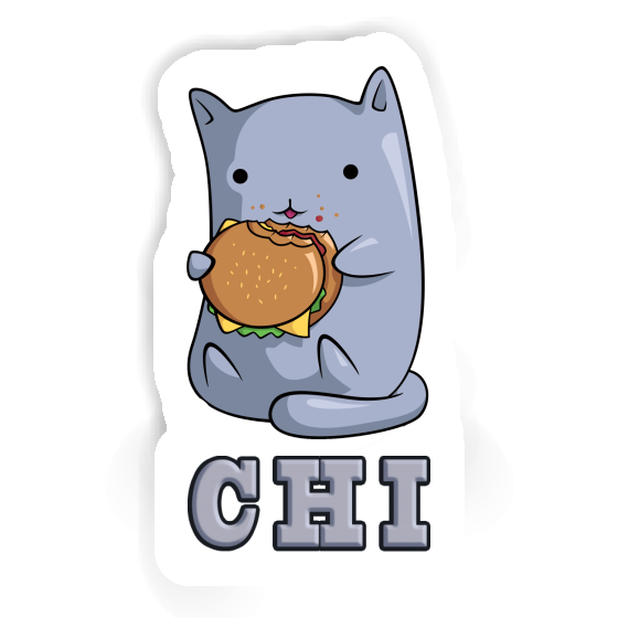 Hamburger Cat Sticker Chi Notebook Image